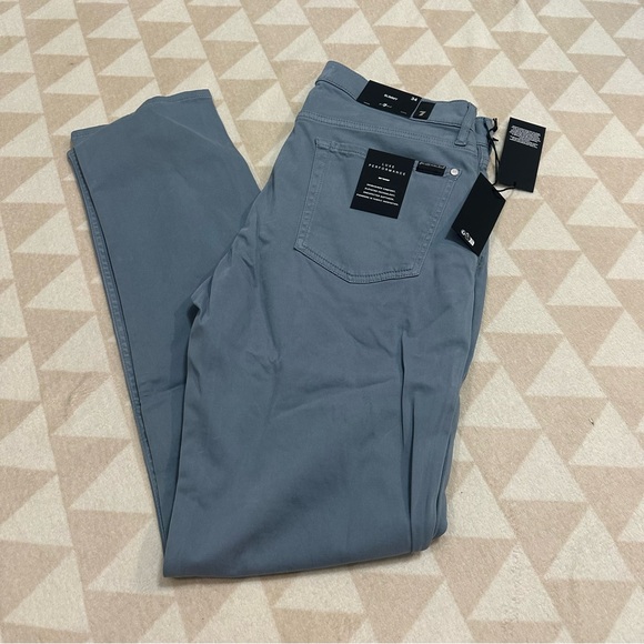 7 for all mankind luxe performance slimmy jeans sleepy blue - Picture 3 of 5